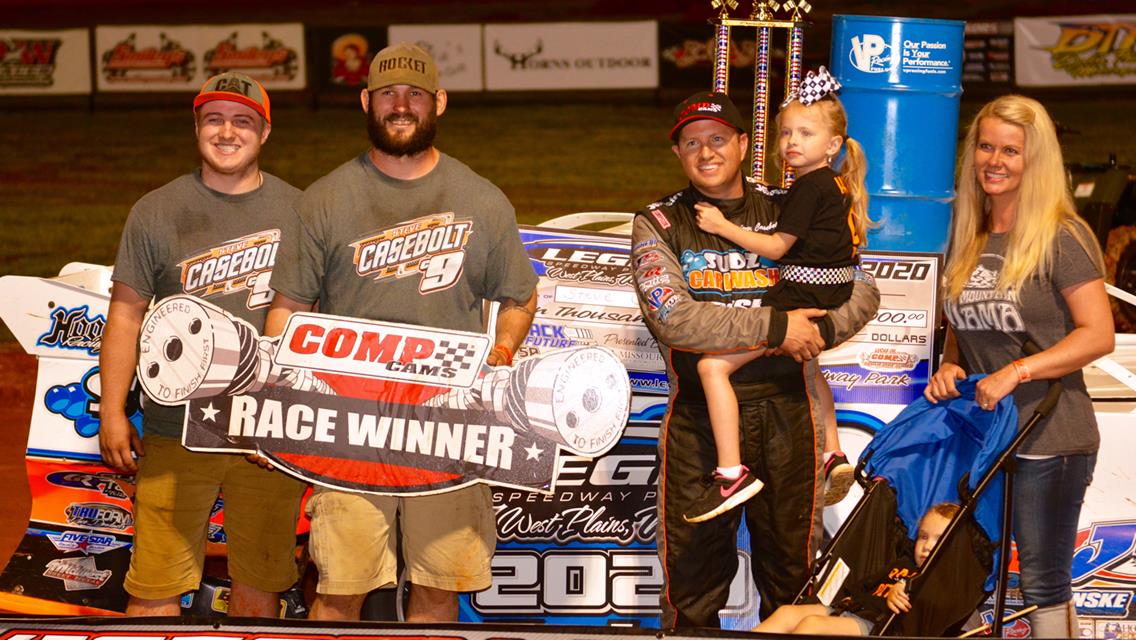 Steve Casebolt Survives Late-Race Charge for $10,000 CCSDS Win Action Continues with Sunday Night $4,000-To-Win Event at Legit