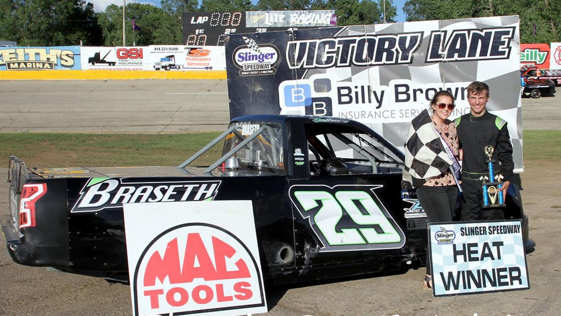 Gee scores Midwest Truck Series victory at Slinger