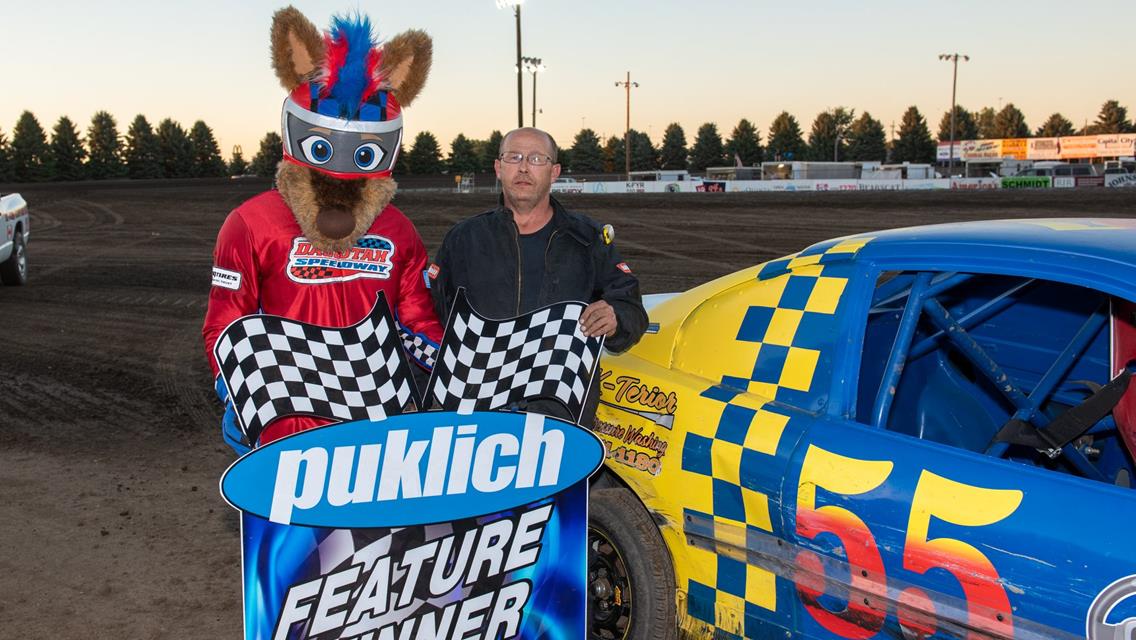 SANDBERG WINS 7TH FEATURE IN A ROW