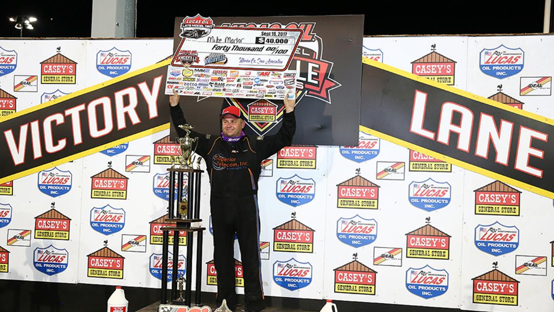 Marlar repeats at Late Model Knoxville Nationals