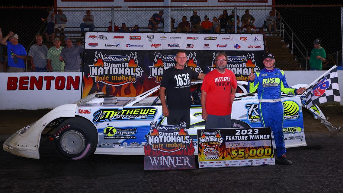 Benton Speedway (Benton, MO) – DIRTcar Summer Nationals – June 29th, 2023. (Josh James Artwork)