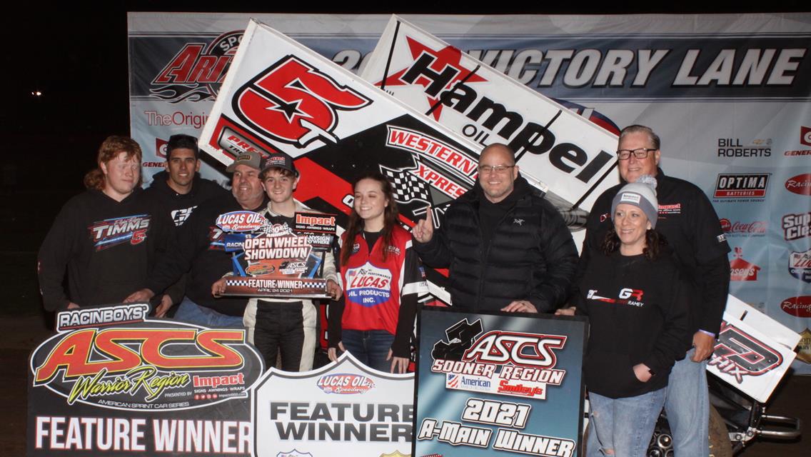 Ryan Timms Tops The Impact Signs Open Wheel Showdown At Lucas Oil Speedway