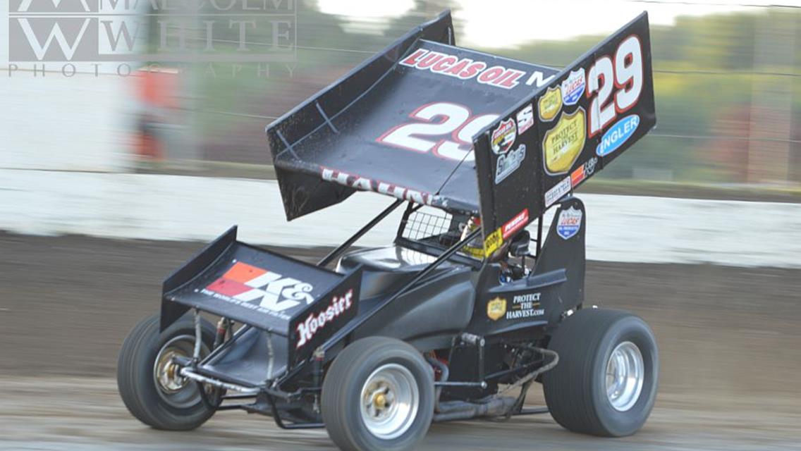 Brandon Hahn Enjoys Fast Car at Jesse Hockett/Daniel McMillin Memorial