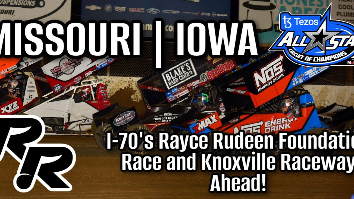 Tezos All Stars set target on I-70 and Knoxville; Rayce Rudeen Foundation Race to award $26,000-to-win
