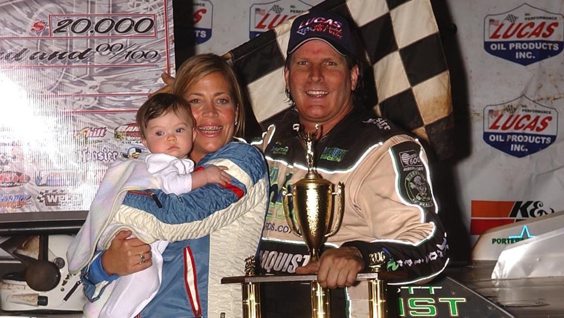 Add $20,000 to the Scott Bloomquist Bank Account in Winning at West Virginia Motor Speedway