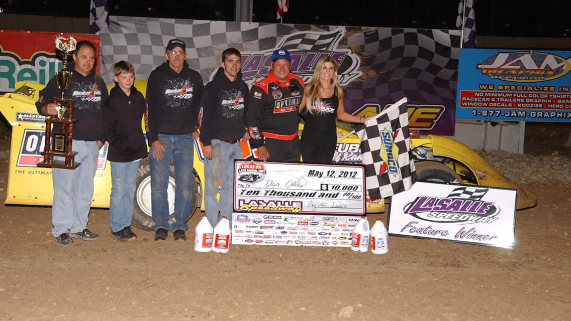 O’Neal Continues Hot Streak with Seventh Lucas Oil Late Model Dirt Series Win at La Salle