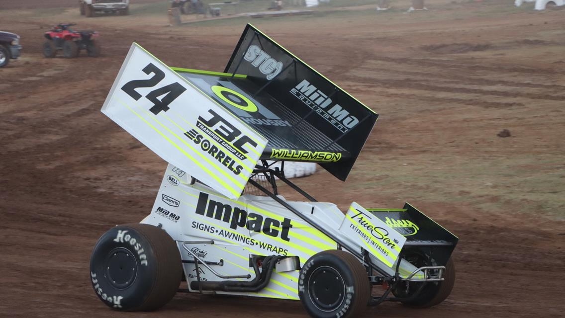 Williamson Earns First-Career World of Outlaws Heat Race Win to Highlight Weekend