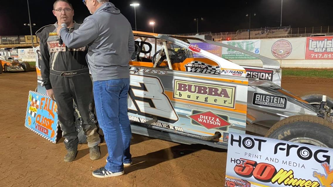 Steve Davis Sweeps 602 Modified Season at BAPS, Wins Hot Frog Hot 50
