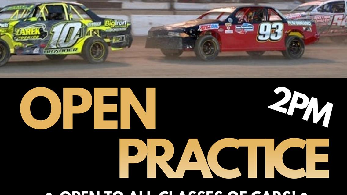 Open Practice April 25th at The Dawson County Raceway!