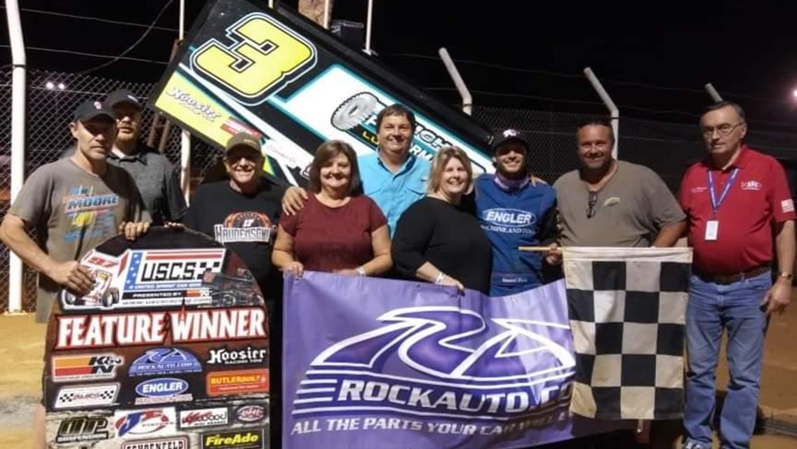 Howard Moore goes two for two on Independence Day weekend with USCS Firecracker 100 win at Lexington 104 Speedway