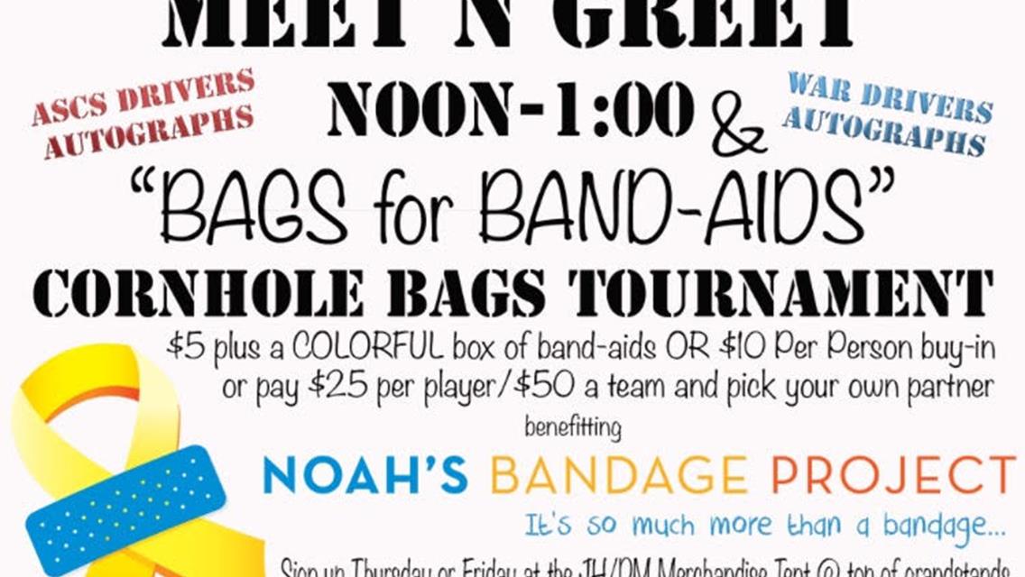 BAGS FOR BAND-AIDS CORNHOLE TOURNAMENT