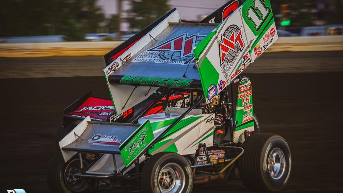 Kraig Kinser Earns Two Top 10s and Hard Charger Award