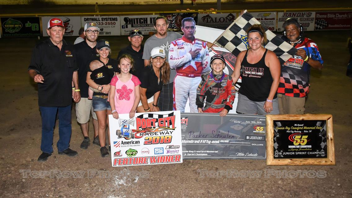Flud Goes Three-for-Three, Mahaffey and Carroll Sweep while Scheulen Scores During the Finale of the Donnie Ray Crawford Memorial