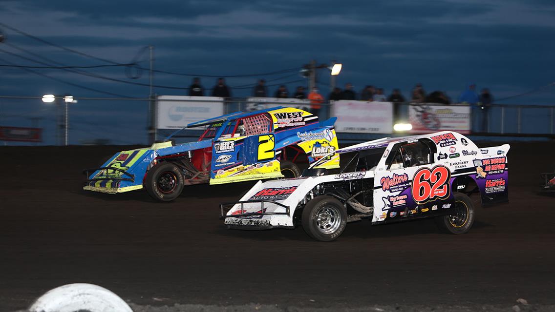 Roberts takes Modified win by inches, Goldsberry, Pestotnik, Smith, Bryan, and Haggard also find checkers