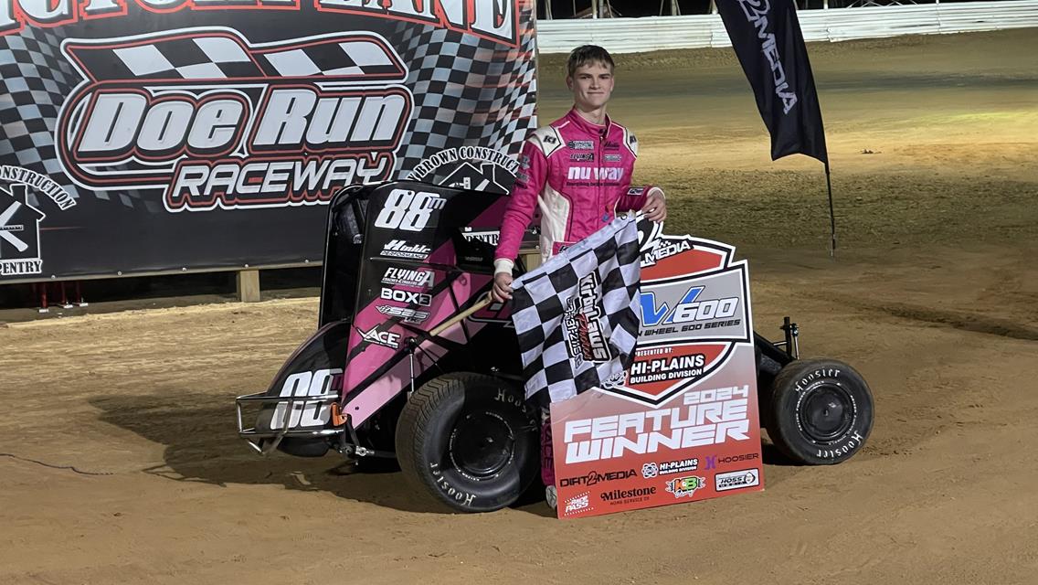 Benson, Crabdree, and Allgayer Claim Dirt2Media NOW600 National Wins at Doe Run Raceway!