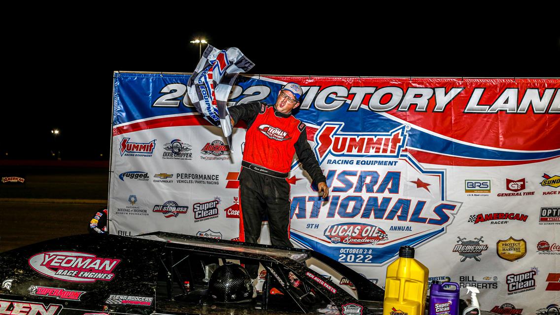 Red-hot Gillmore captures B-Mod Summit Shootout as 9th annual Summit USRA Nationals continue at Lucas Oil Speedway
