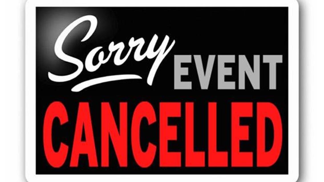 April 25th event cancelled