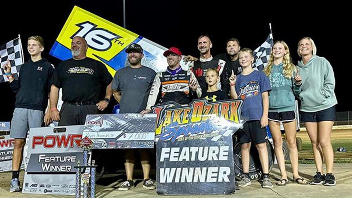 Kevin Thomas Jr. Takes 7K Payday in Triple Sprint Showdown Win with POWRi 410 BOSS