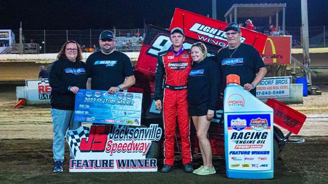 Craig Ronk Earns Feature Victory in POWRi Outlaw Micros at Jacksonville Speedway