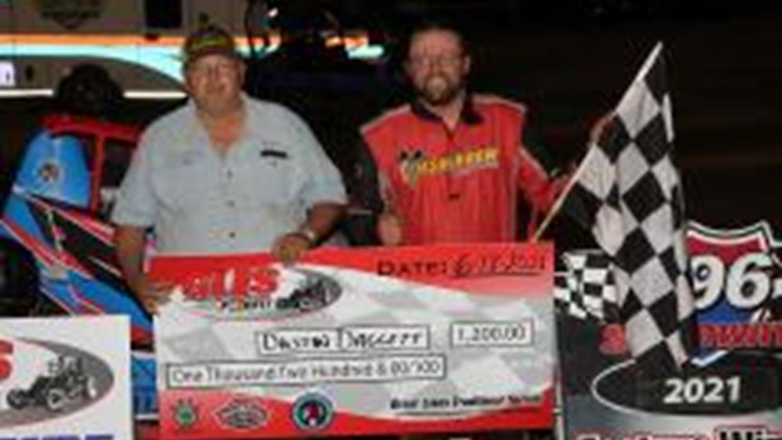 DAGGETT WINS TOPLESS AT I-96 SPEEDWAY