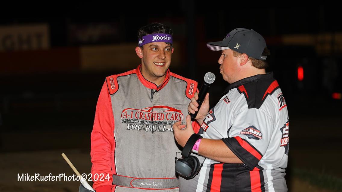Dubuque Fairgrounds Speedway (Dubuque, IA) – Malvern Bank East Series – June 20th, 2024. (Mike Ruefer Photos)