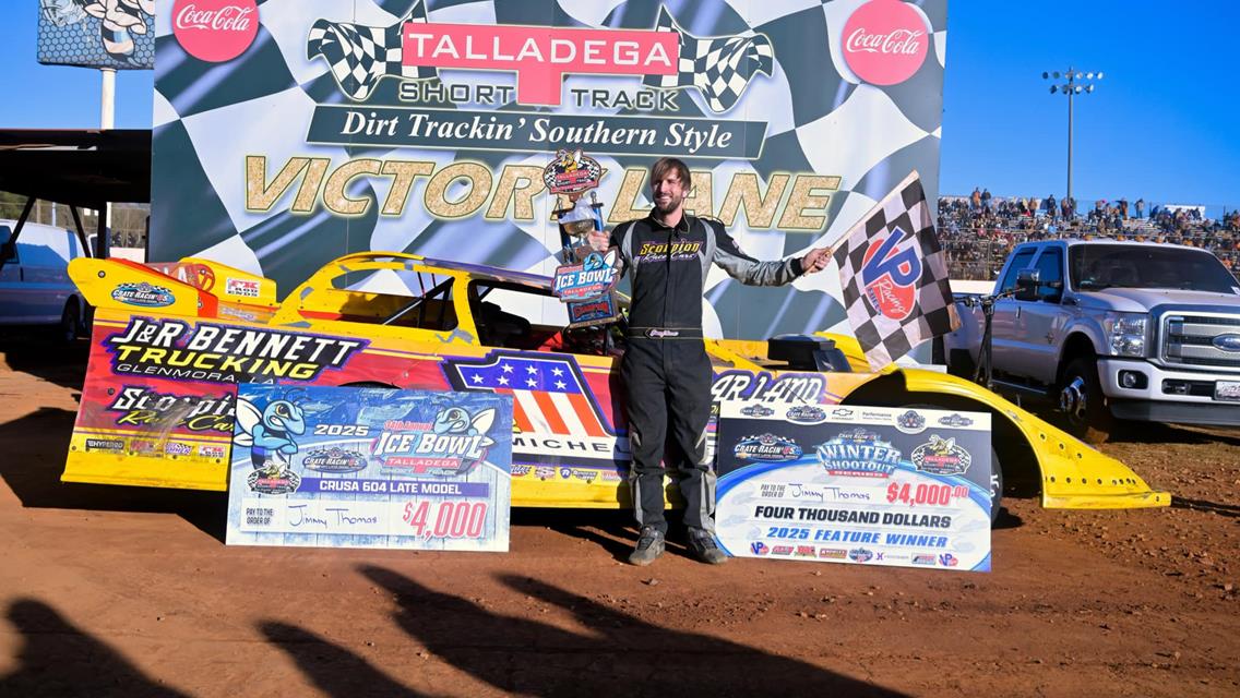 Thomas Dominates 34th Annual Ice Bowl at Talladega!
