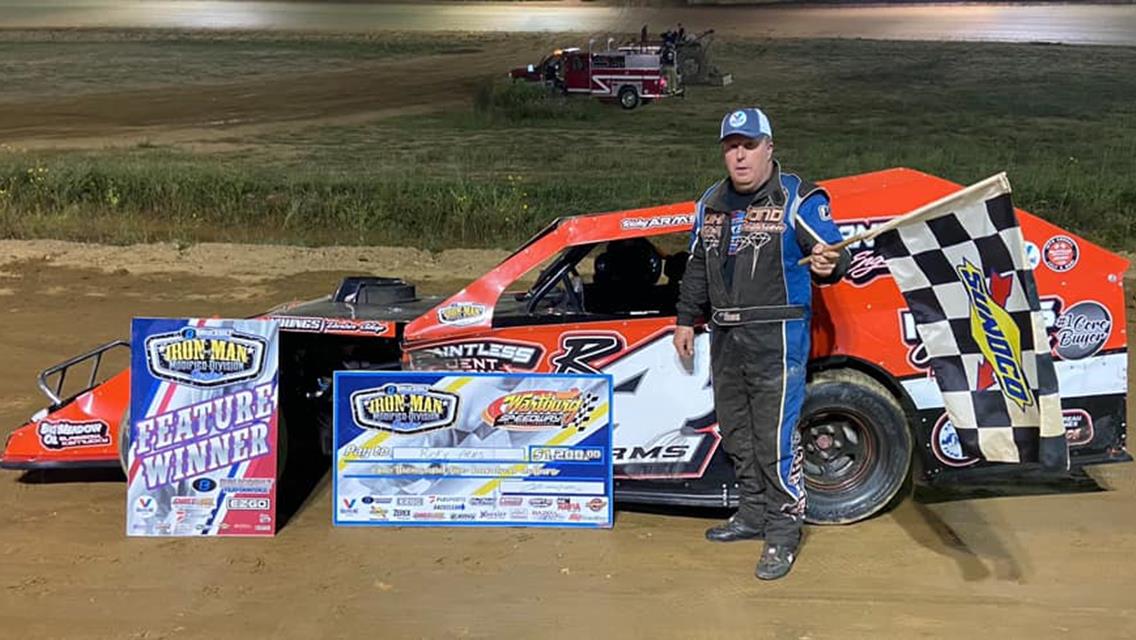 Ricky Arms Captures Brucebilt Iron-Man Open Wheel Feature at Wartburg Speedway