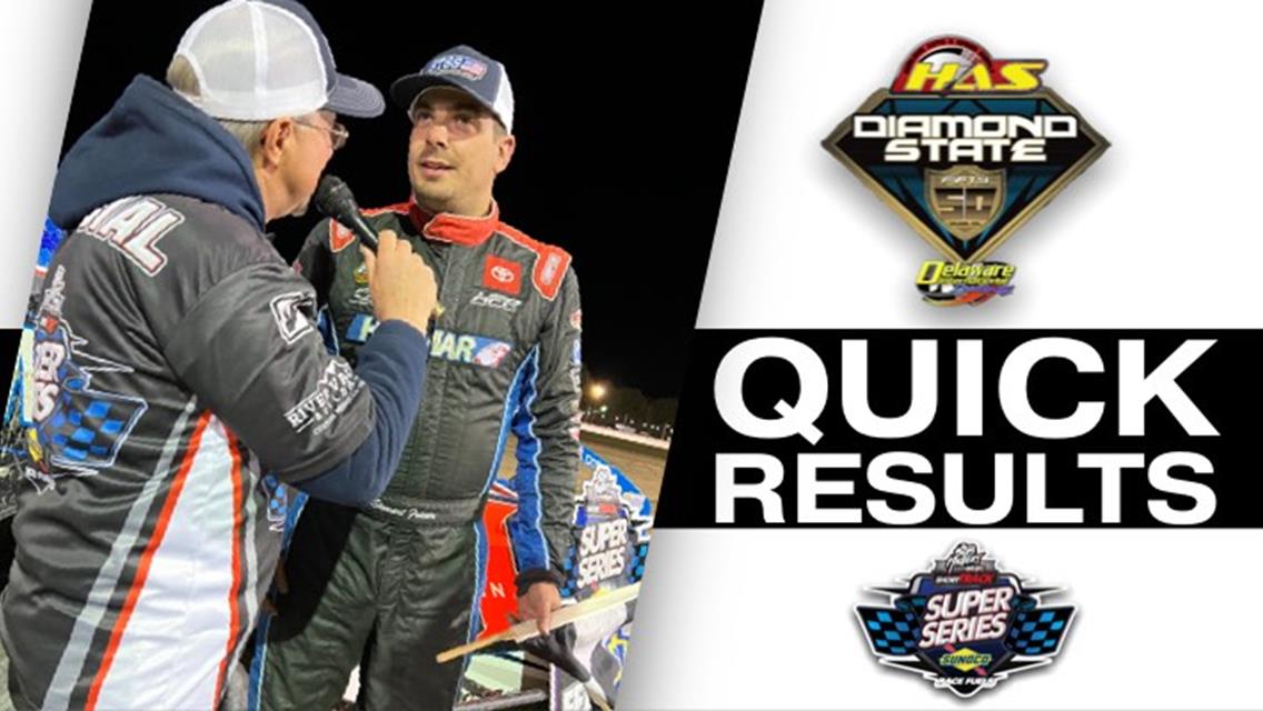 DIAMOND STATE 50™ RESULTS SUMMARY DELAWARE INTERNATIONAL SPEEDWAY APRIL 27, 2022