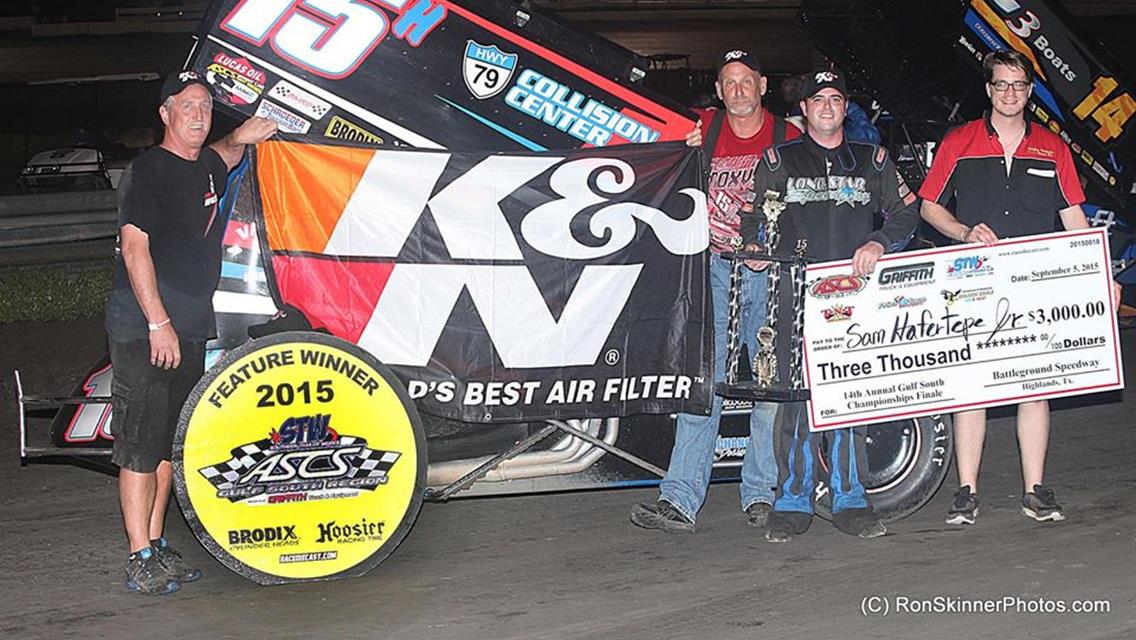 Hafertepe Jr. Garners Third Win of Season, First with ASCS Gulf South