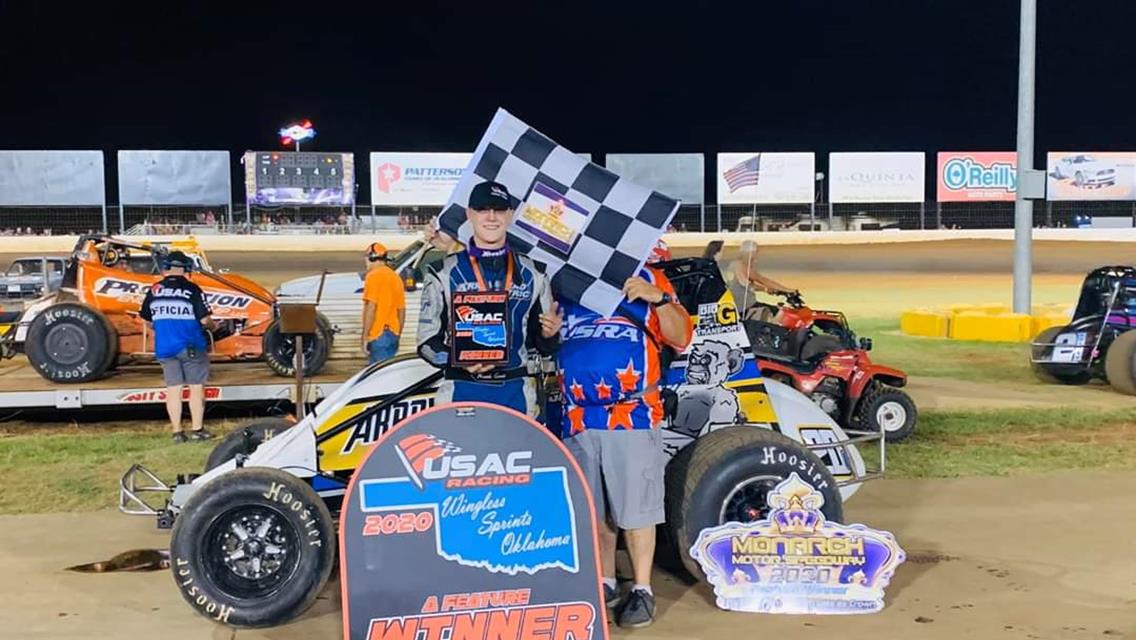 GASS IS KING OF MONARCH IN USAC WSO OPENER