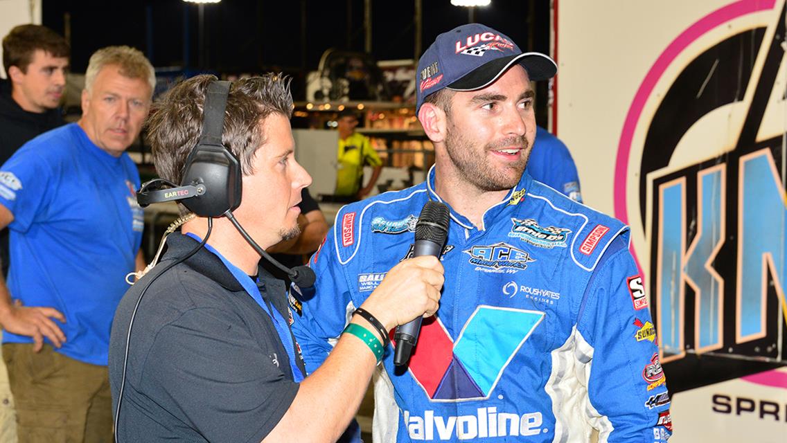 Josh Richards Wins Opening Night of Lucas Oil Knoxville Late Model Nationals