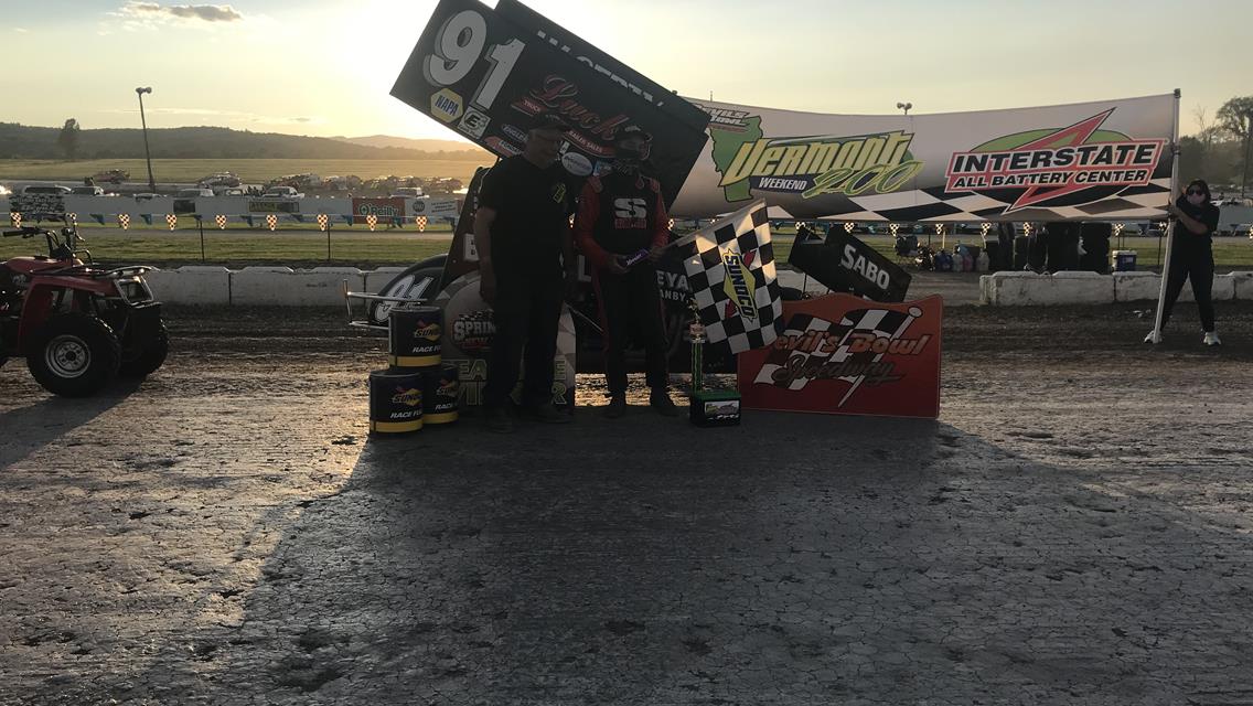 Holcomb&#39;s New Motor Gets Him A Checkered Flag