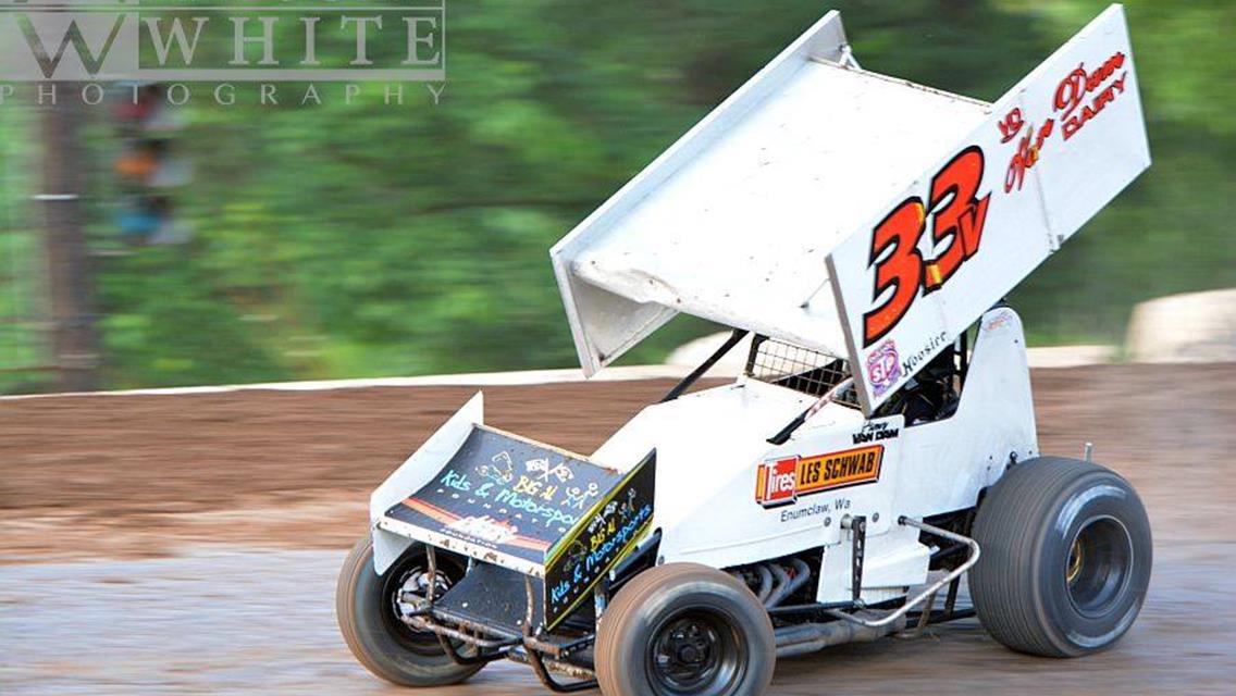 Van Dam Earns Podium Finish at ASCS Northwest Event at Willamette Speedway