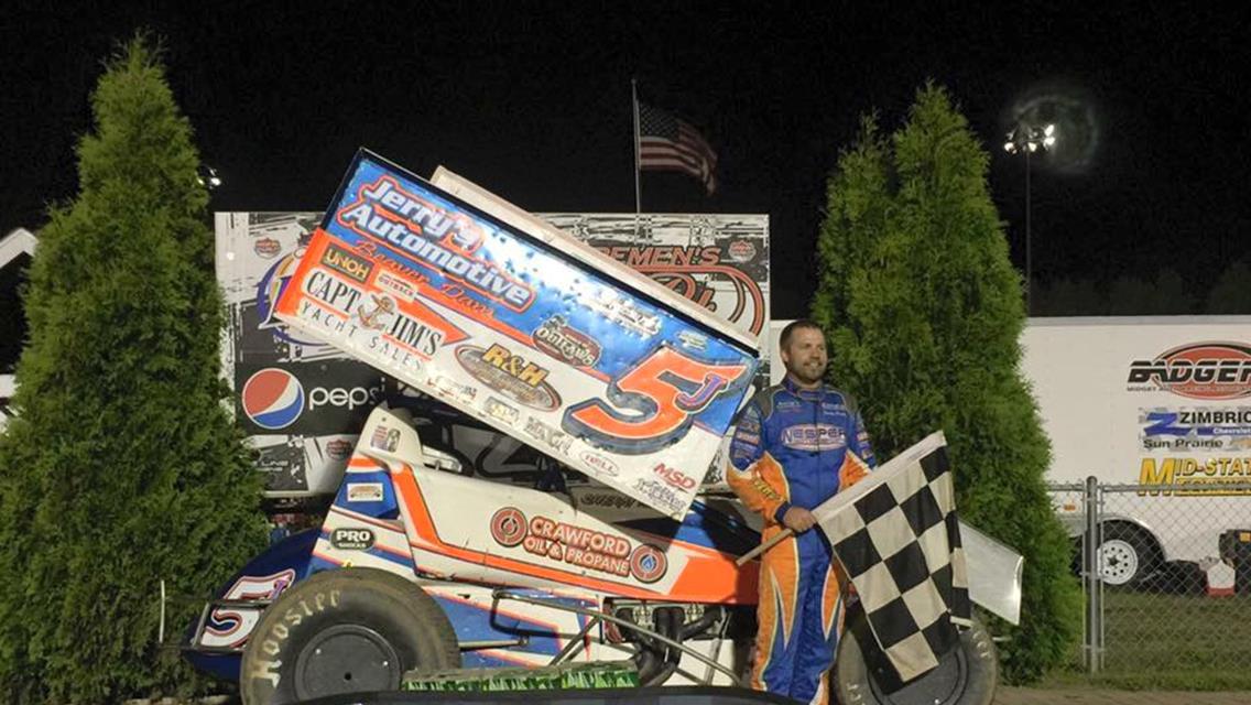 SCHULTZ HIDES FROM RIVALS, CAPTURES ANGELL PARK SPEDDWAY’S CORN FEST EVENT IN BUMPER TO BUMPER IRA SPRINT ACTION!
