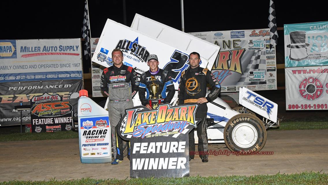 Kameron Key Perfect in Lake Ozark Speedway POWRi 410 Outlaw Weekend Debut