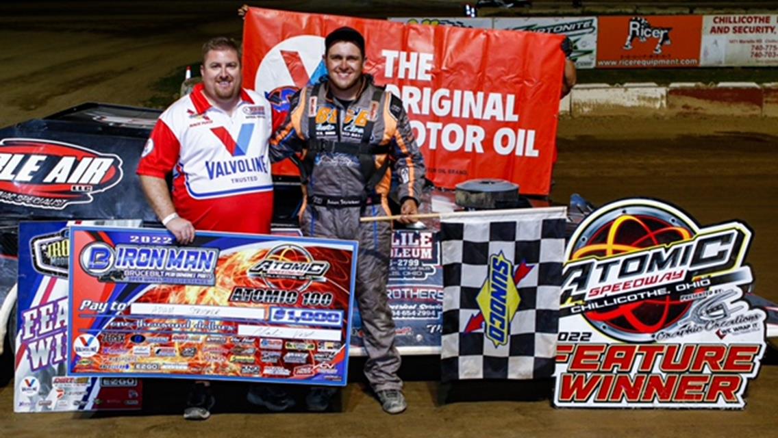 Moran and Stricker Drive to Iron-Man Racing Series Atomic 100 Weekend Opener Victories at Atomic Speedway