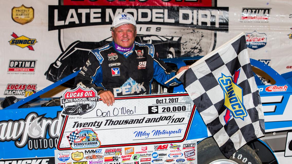 Don O’Neal Paces Pittsburgher Field for $20,000 Victory