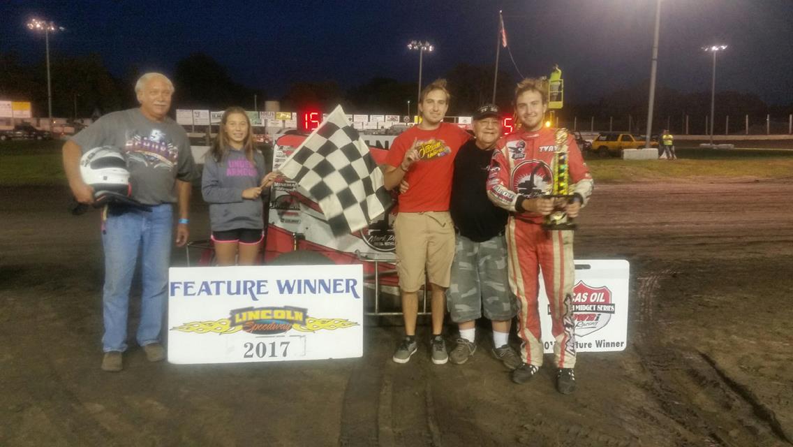VANTOLL SCORES SIXTH D-II MIDGET WIN AT LINCOLN