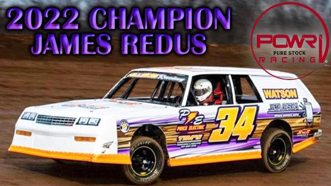 James Redus Reigns Supreme in Inaugural POWRi Pure Stock National Championship