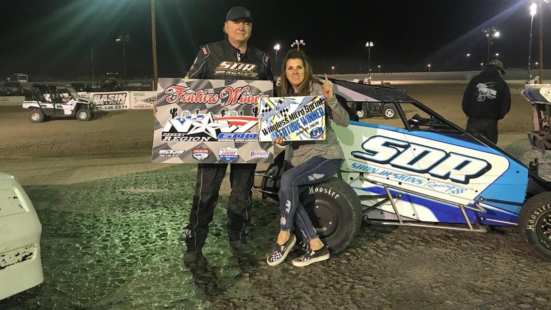 Huish And Deskins Top NOW600 Desert Region