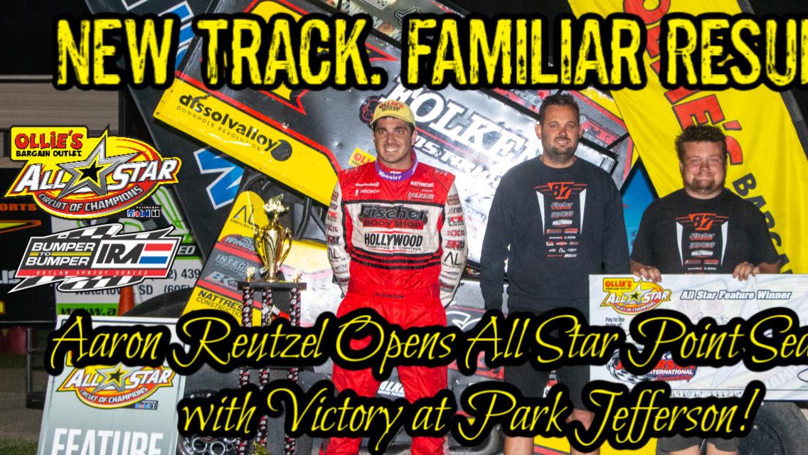 Aaron Reutzel opens 2020 All Star point season with victory at Park Jefferson International Speedway