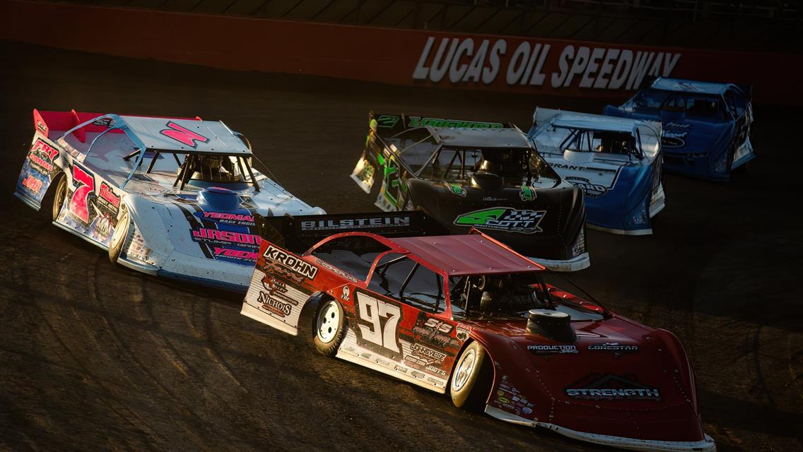 Lucas Oil Speedway (Wheatland, Mo.) – Lucas Oil Late Model Dirt Series – Show-Me 100 – May 27-28th, 2022. (Heath Lawson photo)