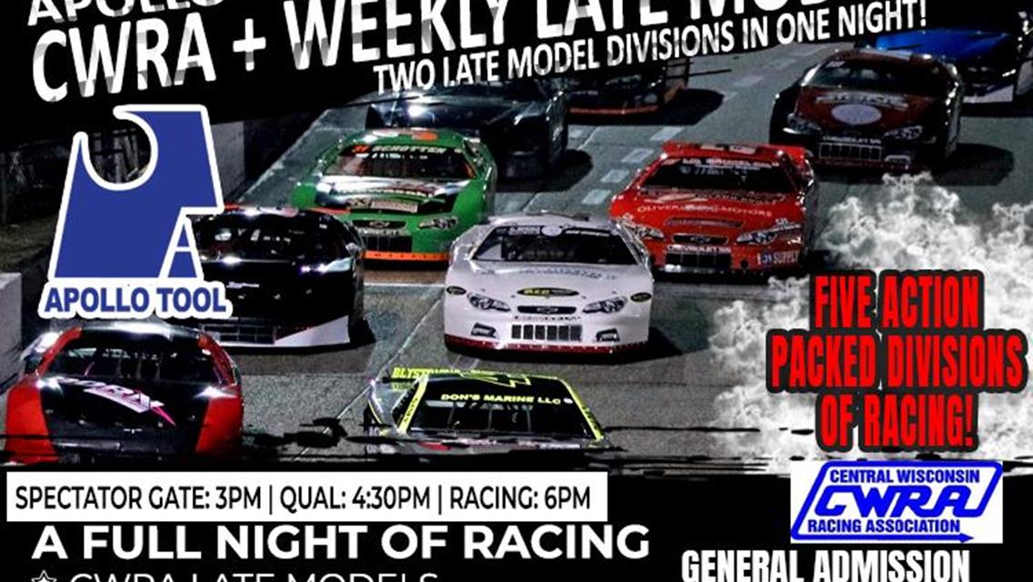 Apollo Tool Night Excitement June 19th 5-Divisions of Racing