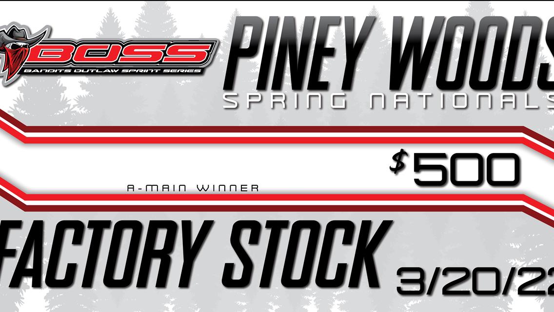 PINEY WOODS SPRING NATIONALS – EVENT DETAILS