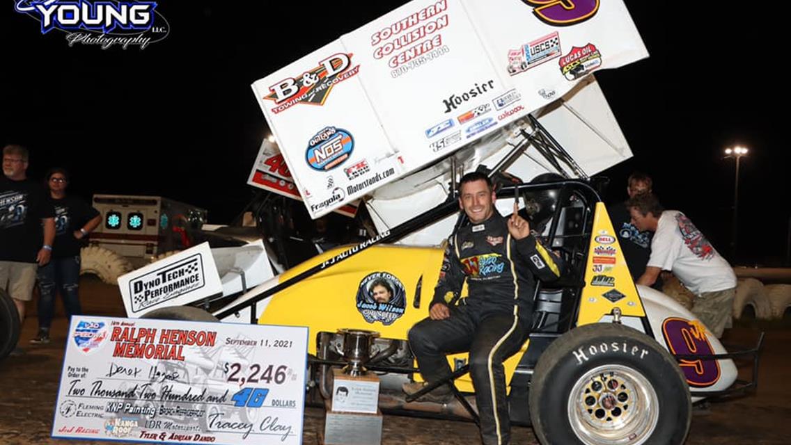 Hagar Captures Ralph Henson Memorial at I-30 Speedway for Third Time