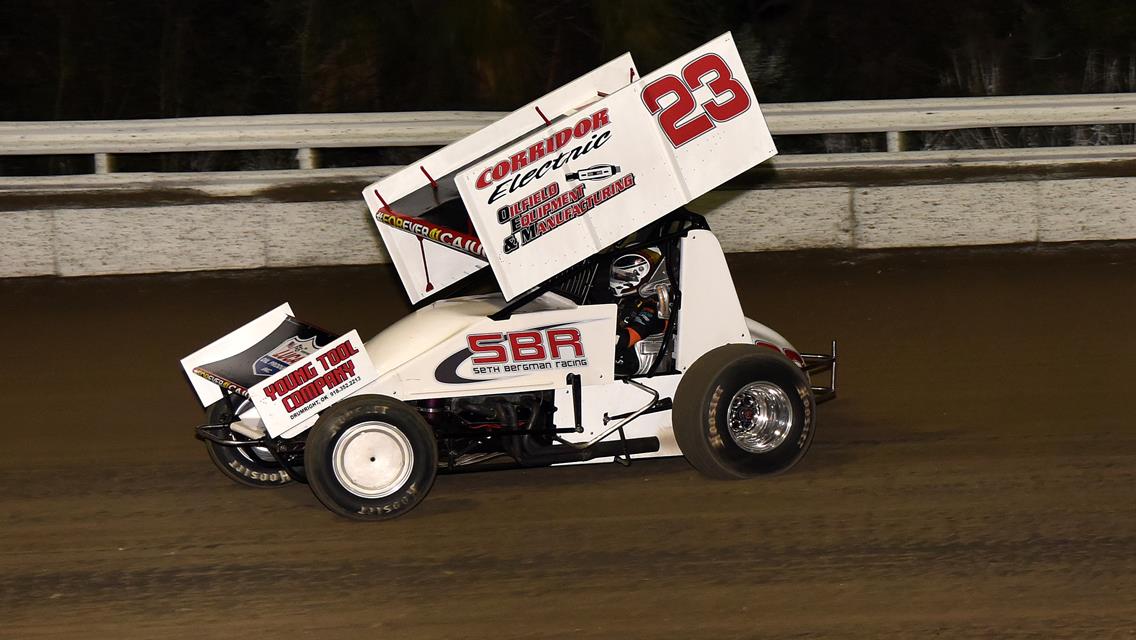Bergman Records Pair of Top 10s During Season-Opening Doubleheader