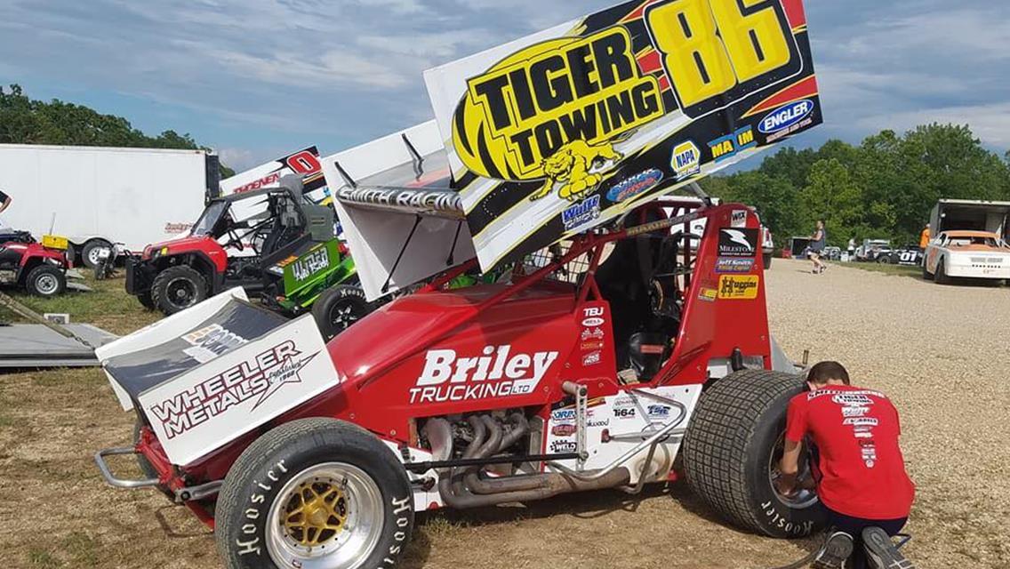 Bruce Jr. Posts Podium Finish at Lake Ozark Speedway With ASCS Warrior Region