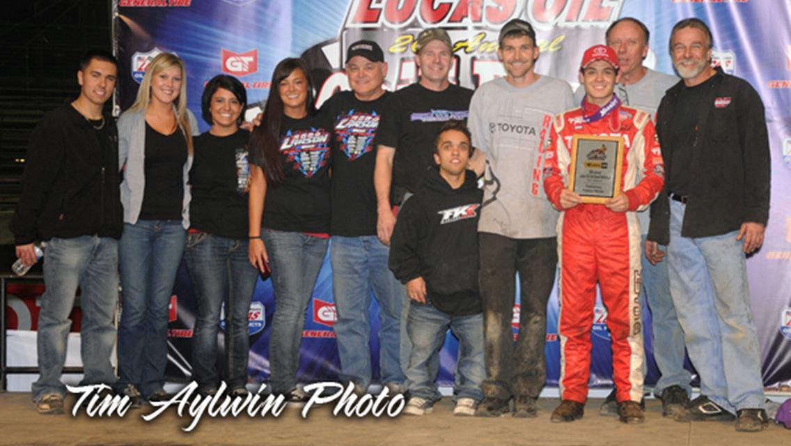 Larson Wins Chili Bowl Opener!