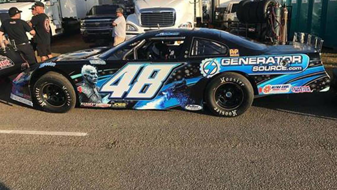 Peltier on Snowball Derby pole