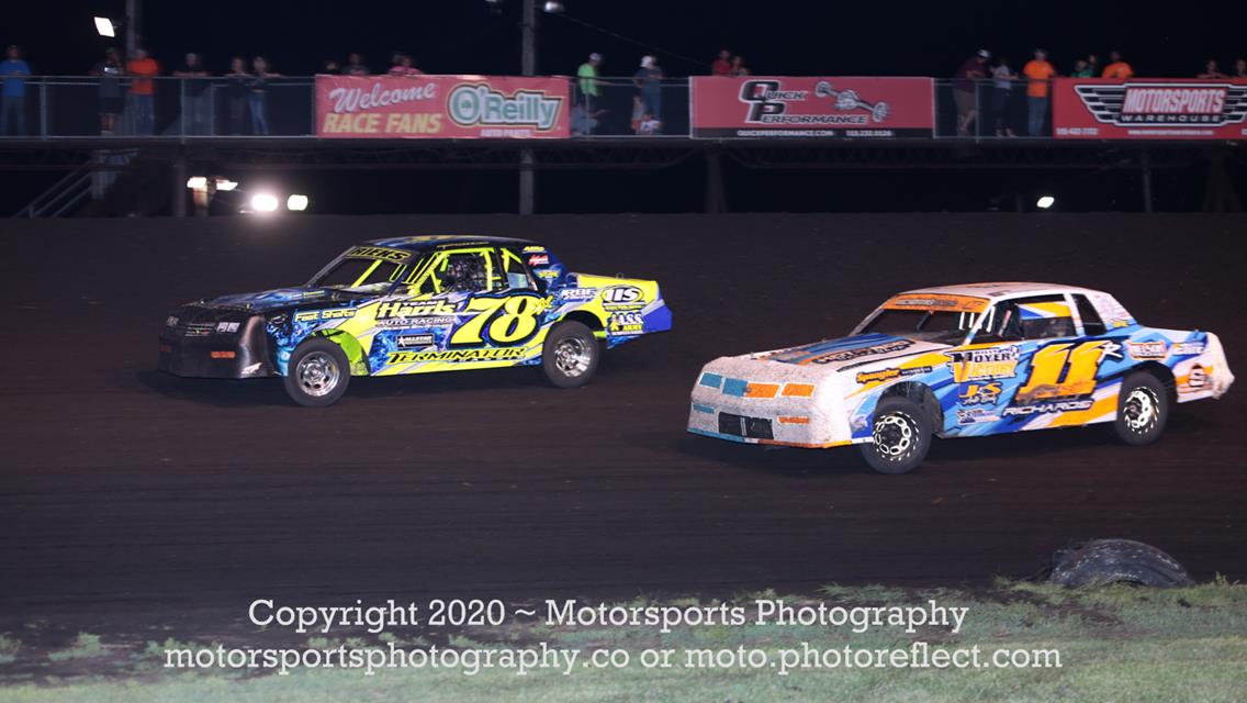 Dylan Thornton takes Modified win by inches